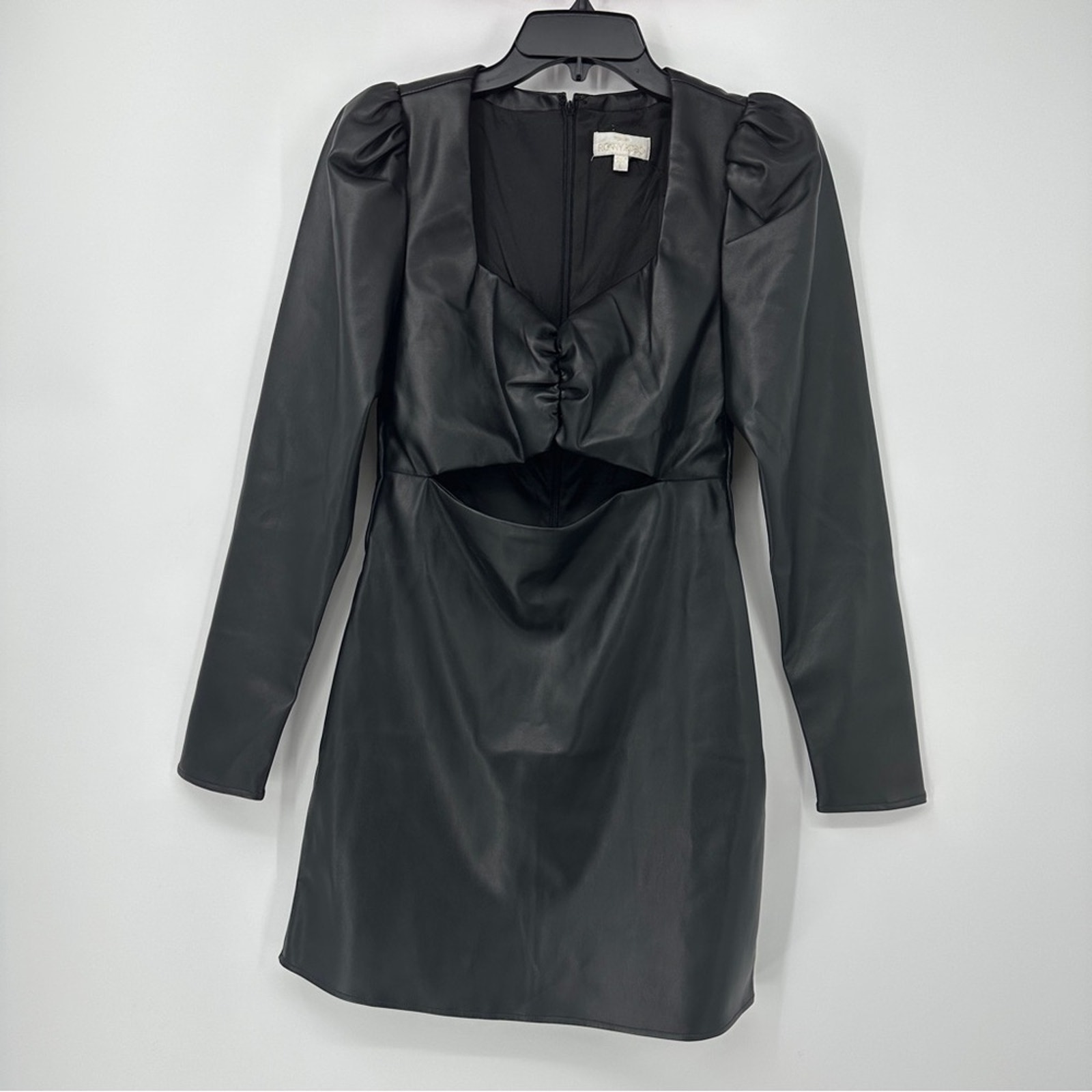 Torn By Ronny Kobo Black Mini Dress